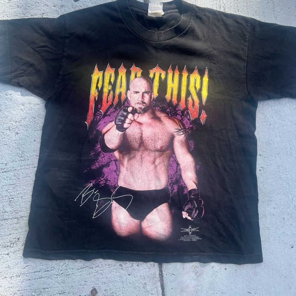 Vintage wwe wcw bill Goldberg shirt
